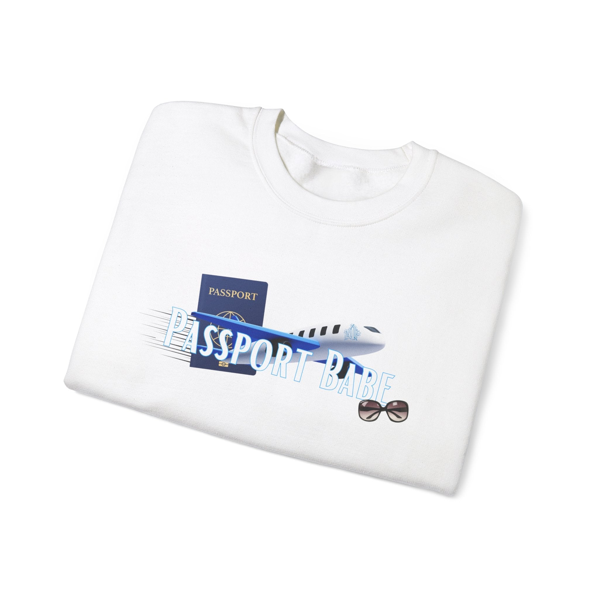 Passport Babe Unisex Heavy Blend™ Crewneck Sweatshirt